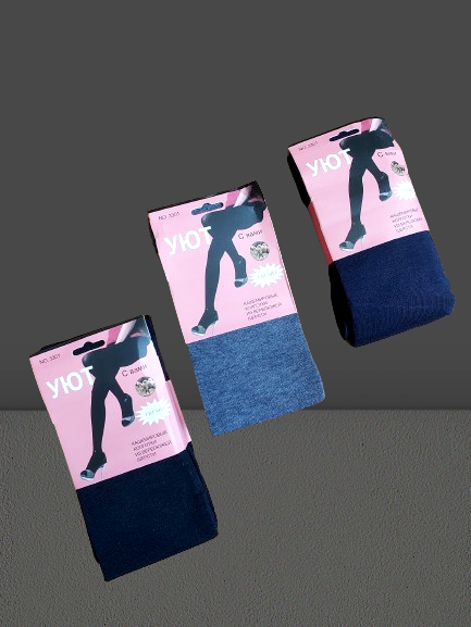 Теплі жіночі колготки кашемір №3301 р.46-50. Від 3шт по 89 грн, фото 1