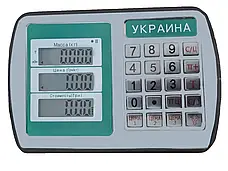 Палетні ваги 800х1200 мм Горизонт, з калькулятором, серія «СТАНДАРТ» A9-0812, фото 4