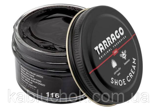 Крем для взуття темно-коричневий Tarrago Shoe Cream, 50 мл, TCT31 (116), фото 1