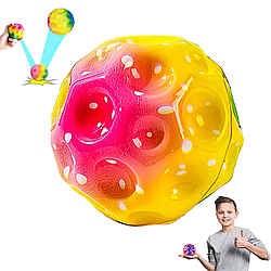 Антигравітаційний м'ячик стрибунчик 1шт, Moon M-3, Колір Рандом / М'яч гравити бол / М'ячик антистрес