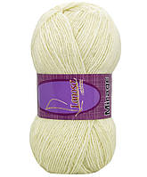 Lanoso MIRAGE (Ланосо Міраж) № 300 кремовий (Пряжа вовняна з акрилом, нитки для в'язання)