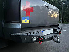 Задній бампер Dakar V1 для Volkswagen Amarok 2010-2022 рр, фото 3