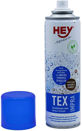 Спрей-просочення для мембранних тканин Hey-Sport Tex Impra (200 мл), фото 1