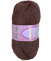 Lanoso MIRAGE (Ланосо Міраж) № 3501 бордо (Пряжа вовняна з акрилом, нитки для в'язання)