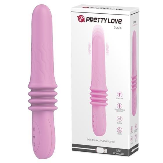 Вібратор - Pretty Love Suzie Vibrator Up&Down function Pink Кітті