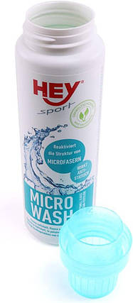 Засіб для прання виробів із мікроволокон та флісу Hey-Sport Micro Wash (250 мл), фото 1