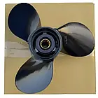 Гвинт гребний для човнового мотора 11-1/2×13 Suzuki 58100-94313-019 35-65 к.с. алюмінієвий PANA-SILVER S-40 для моторів 30 мм, фото 2