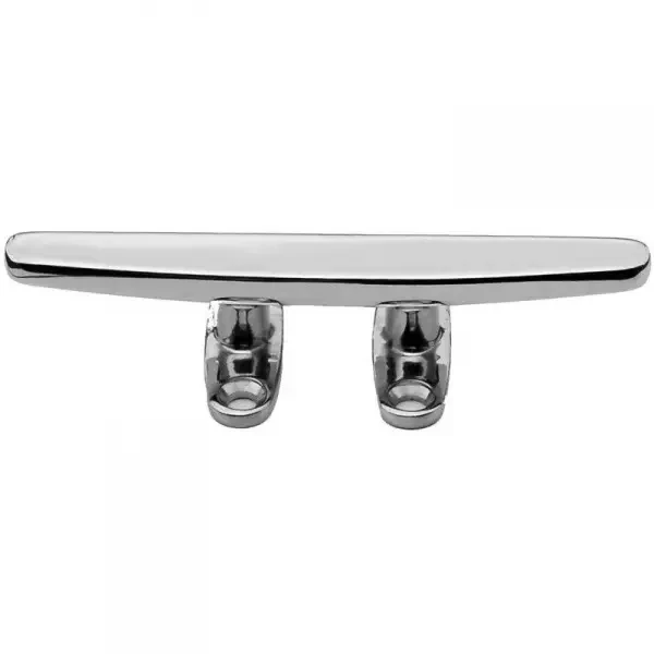 Утка для швартовки рівна 6″ 150 мм нержавійка 03450206 – міцна металева утка з нержавійки для човнів морських суден, фото 1