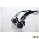 Крісло офісне Атлантіс чорне Хром Механізм ANYFIX шкірзамінник Неаполь N-20, ТМ Амф, фото 10