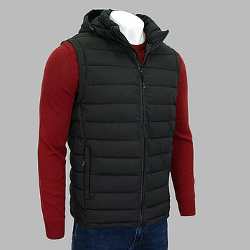 Жилетка чоловіча M.A.D.I.S.S C007-1A Т.ЗЕЛЕНА 100% поліестер 7XL(Р)