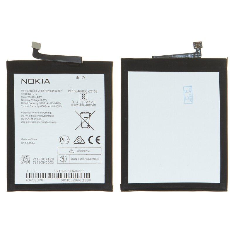 Акумулятор WT240 для Nokia 2.3, 3.2, 5.3, Li-Polymer, 3,85 B, 4000 мАг, Original (PRC)