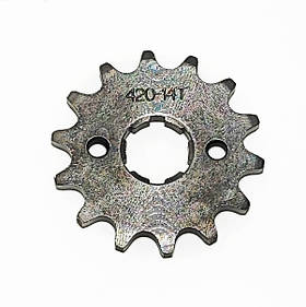 Зірка приводна 420 14 зубців 20х18 посадкова