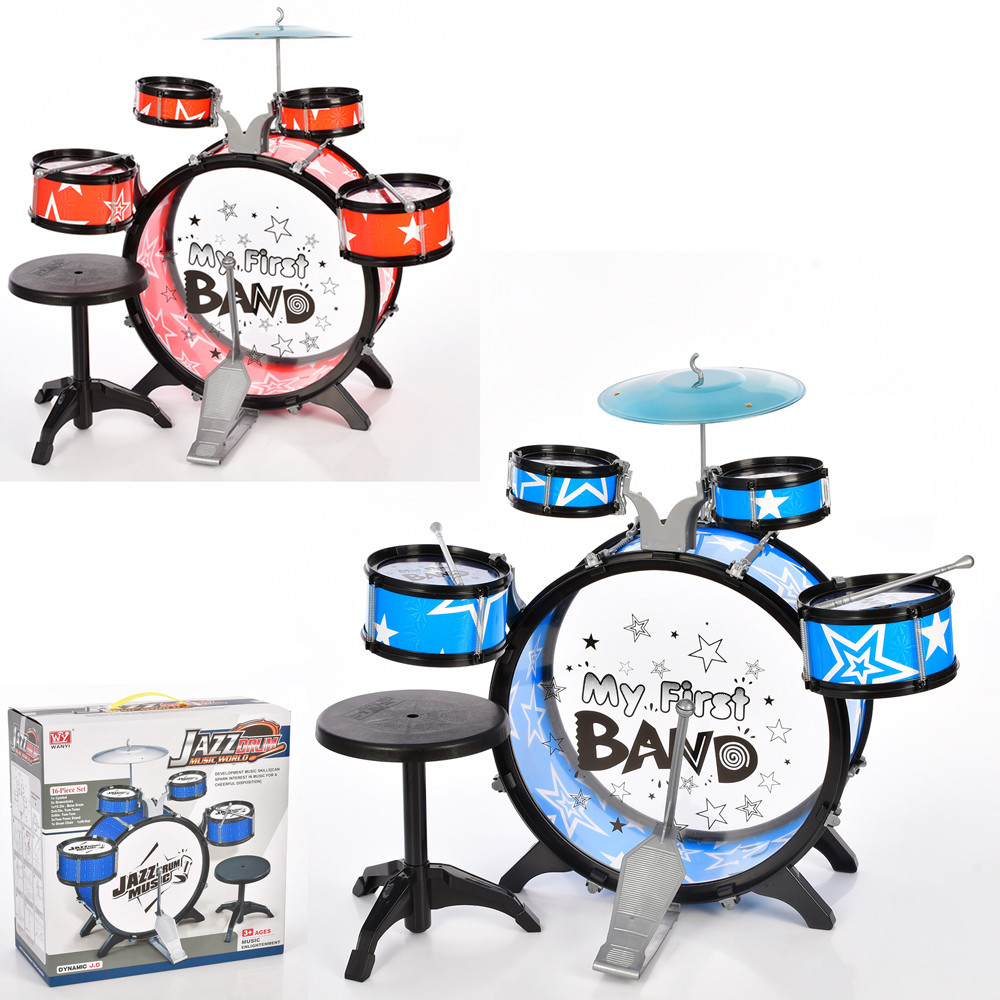 Барабанна установка зі стільцем Jazz Drum 1919