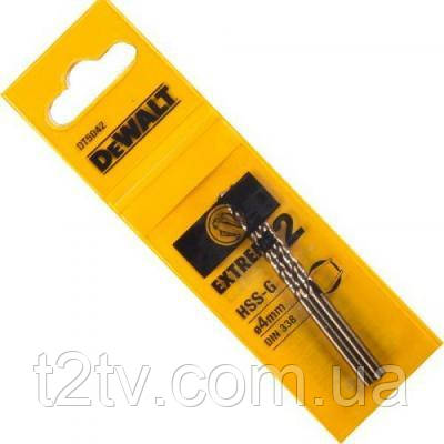 Свердло DeWALT EXTREME2 HSS-G по металлу 4х43x75мм, 2шт. (DT5042), фото 1