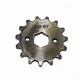 Зірка приводна 420 15 зубців 20х18 посадкова