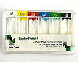 Штифти паперові абсорбувальні SANI конус 02 №15-40 асорті, фото 3