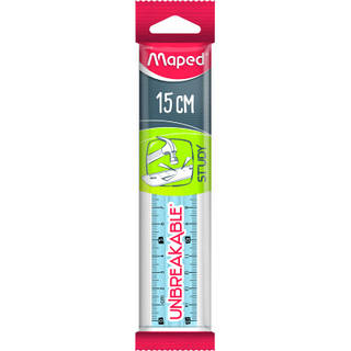 Линейка Maped STUDY UNBREAKABLE, 15см 3958393 zabka