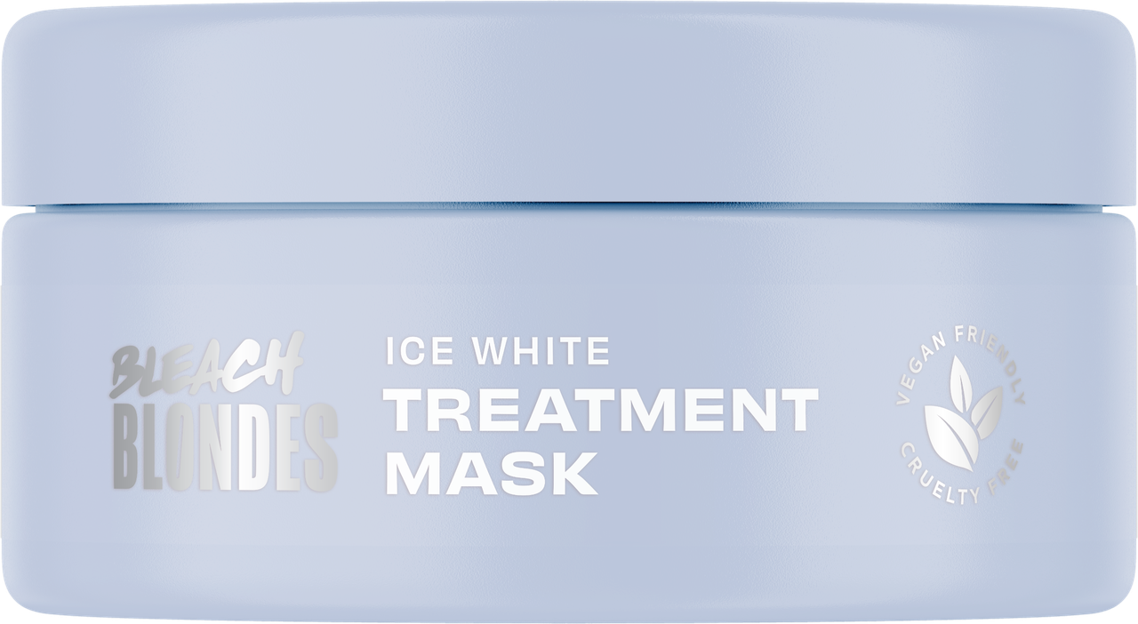 Маска для волосся з синім пігментом ,Lee Stafford Bleach Blondes Ice White Toning Treatment Mask,200 мл