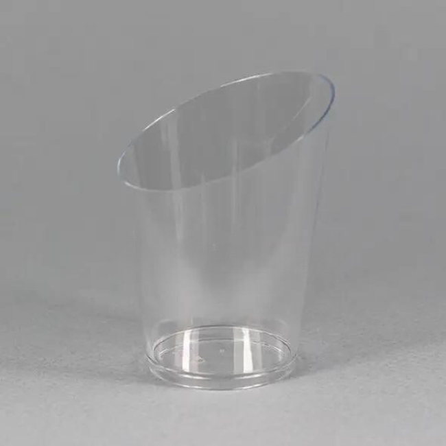 Стакан для десертів та закусок Конус 51 мл склопластик прозорий, посуд для кейтерингу стакани одноразові, фото 1