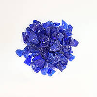 Наповнювач для смоли Finding Крихти битого скла 5 мм - 10 мм для декоративних робіт Синій 50 грам