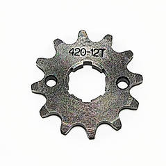 Зірка приводна 420-12 зубців 20х18 посадкова