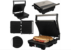 Електрогриль для стейків притискний (Гриль електричний) 2500 Вт Гриль для дому настільні універсальні