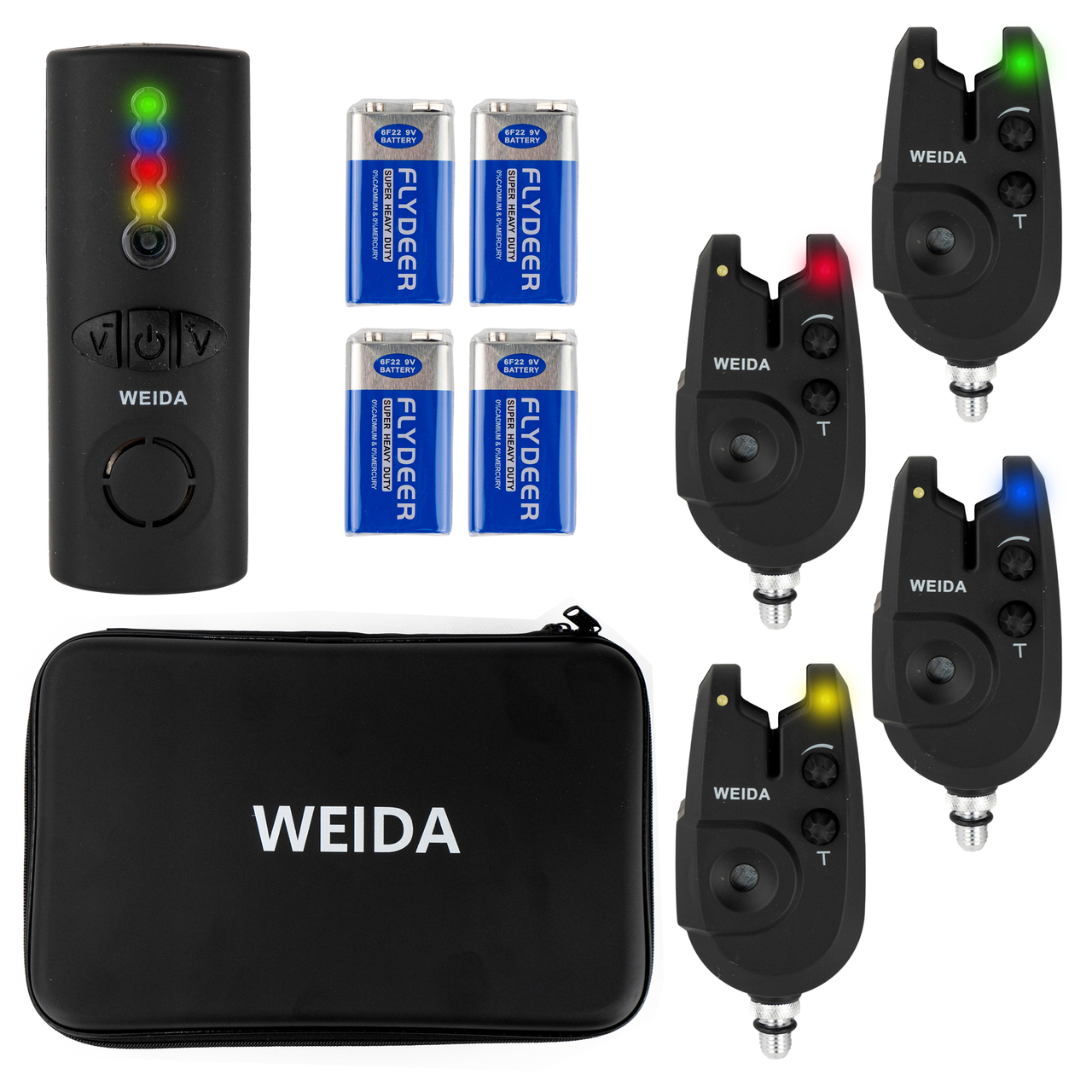 Набір сигналізаторів клювання Weida FA02-4, 4+1