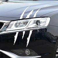 Наклейка на автомобіль ПОДРЯПИНИ на капот, фото 9