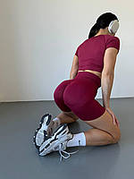 Топ та велики бордового кольору, розмір 42