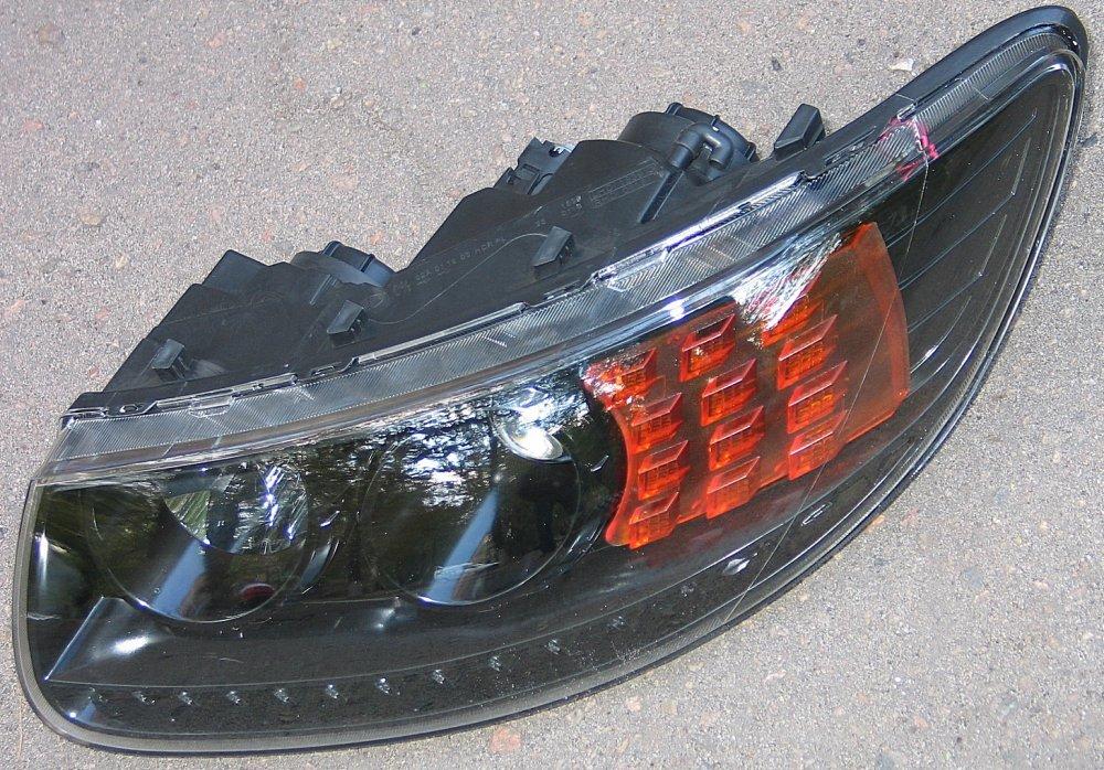 Hyundai Santa Fe 2 оптика передня (WH-HYU-SF-HL-YL)