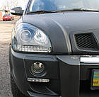 Hyundai Tucson оптика передня чорна ксенон (JIUDIN-TUC-HID-BLACK), фото 7