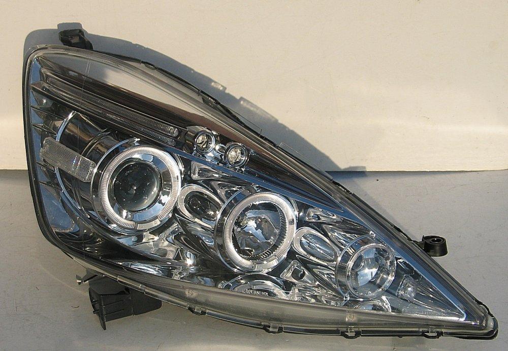 Honda Jazz/Fit оптика передня хром (HU480E-02-1-E-00), фото 1