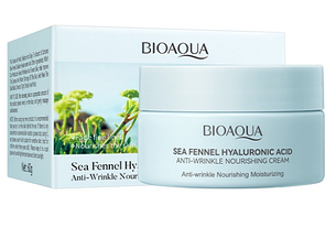 Крем проти зморшок з екстрактом фенхелю та гіалуроновою кислотою Bioaqua Sea Fennel Hyaluronic Acid Cream 60 g
