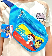 Дитяча сумка на пояс Щенячий патруль PL82122 бананка блакитна