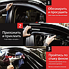 Дефлектори вікон вітровики для Mazda 6 універсал 2008-2012 (скотч) VIP Китай, фото 4