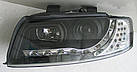 Audi A4 B6 оптика передня чорна (HU296E-00-1-E-01), фото 7