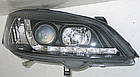 Opel Astra G оптика передня чорна LED (HU287E-00-1-E-01), фото 5