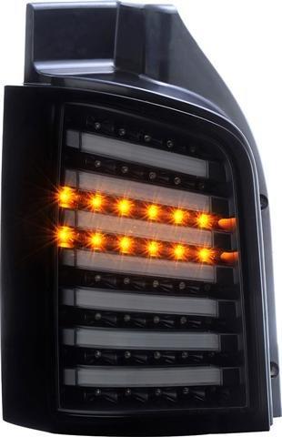 Volkswagen T5 оптика задня чорна тонована LED tube (60-1392SB), фото 1