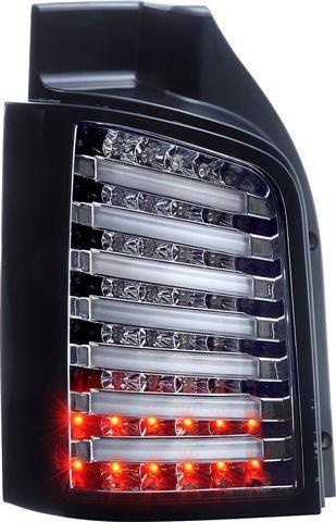 Volkswagen T5 оптика задня хром LED tube (60-1392С), фото 1