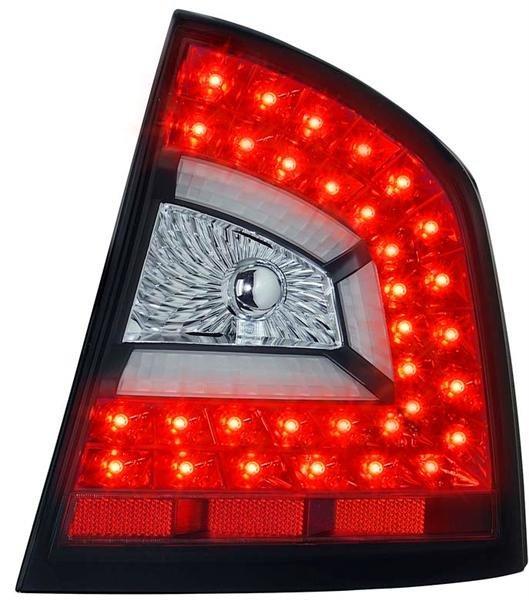 Skoda Octavia A5 седан оптика задня LED світлодіодна тонована чорна (60-1410SB), фото 1