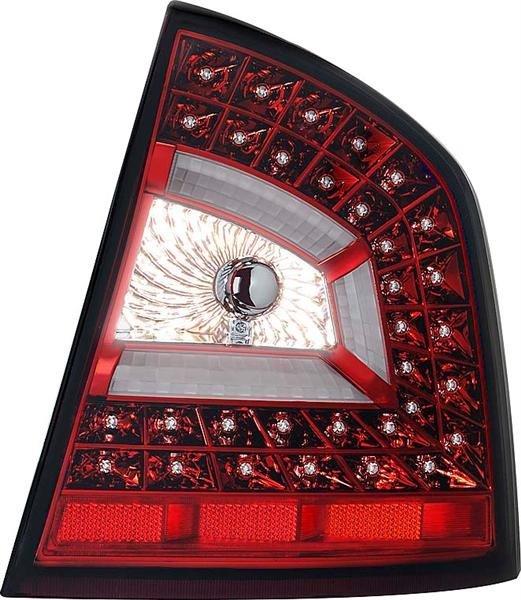 Skoda Octavia A5 седан оптика задня LED світлодіодна тонована червона (60-1410SR), фото 1