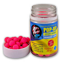Pop-Ups PIRANHAS BAITS Cranberry squid 6 mm