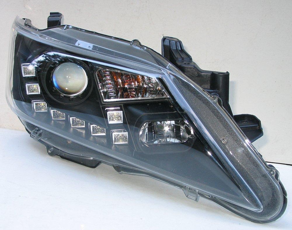 Toyota Camry V50 оптика передня чорна альтернативна ксенонова HID (HU568E-00-1-E-01), фото 1