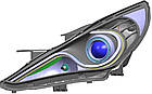 Hyundai Sonata YF оптика передня альтернатива ксенонова чорна (YAA-SNT-0171A), фото 8