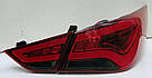 Hyundai Sonata YF оптика задня альтернативна світлодіодна червона LED tube, фото 2