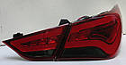 Hyundai Sonata YF оптика задня альтернативна світлодіодна червона LED tube, фото 4