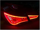 Hyundai Sonata YF оптика задня альтернативна світлодіодна червона LED tube, фото 10