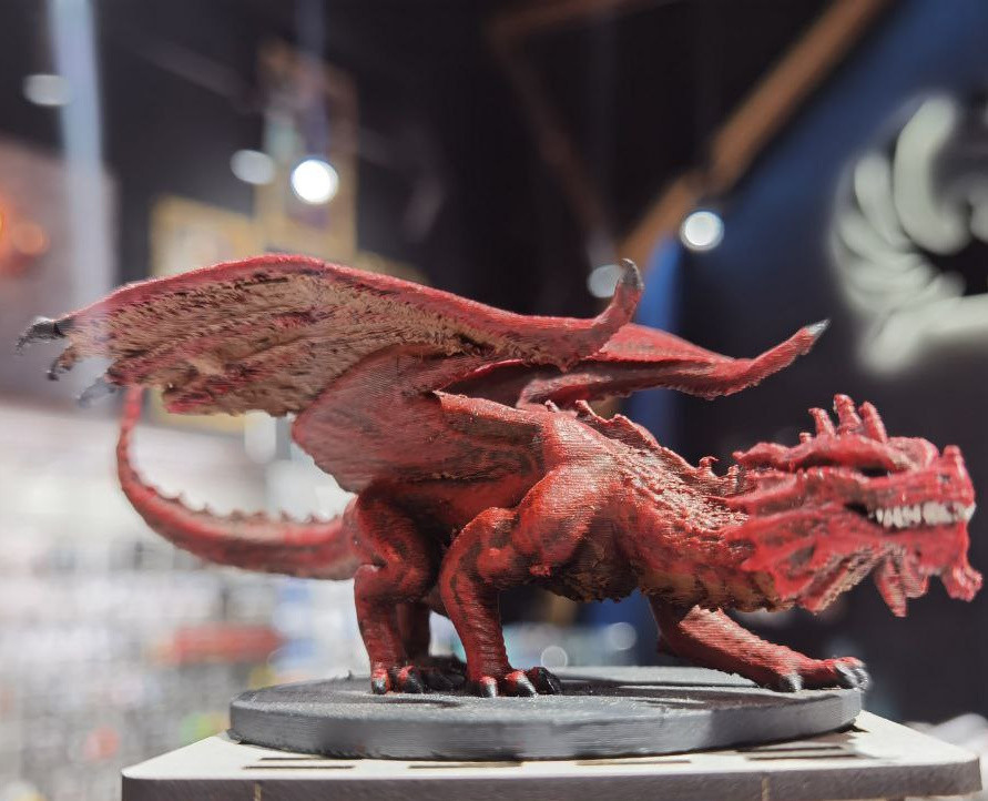 Міні фігурка SKY HOBBY червоний дракон - для настільних ігор