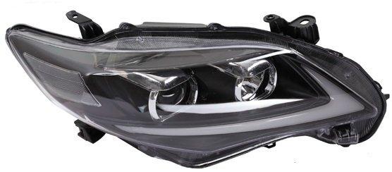 Corolla E150 2011 оптика передня ксенон/ headlights Lexus LS style (YAA-KLL-0174B)