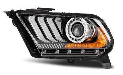 Ford Mustang Mk5 2010+ оптика передня чорна (WJ1025-0612-L-04), фото 1
